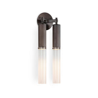 J.Adams & Co Flume Double Wall Light | All Square Lighting