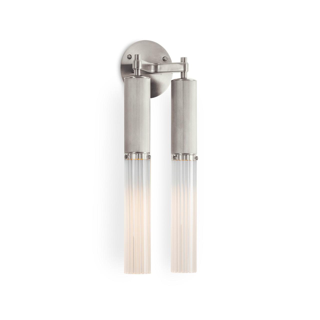 J.Adams & Co Flume Double Wall Light | All Square Lighting