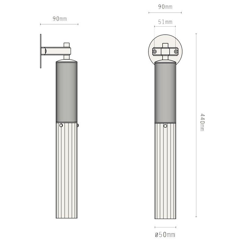 Flume Wall Light