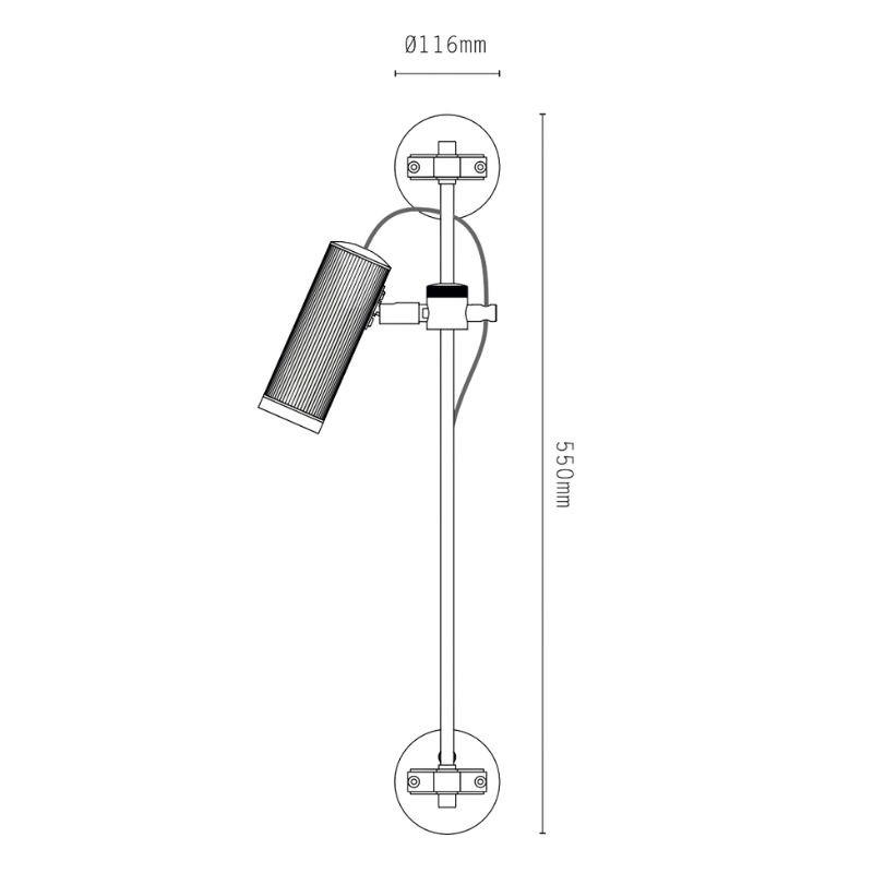 Spot Rail Wall Light
