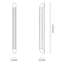 J.Adams & Co Strata 600 Wall Light | All Square Lighting