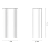 J.Adams & Co Tor Up/Down Wall Light | All Square Lighting