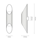 J.Adams & Co Vector Wall Light | All Square Lighting