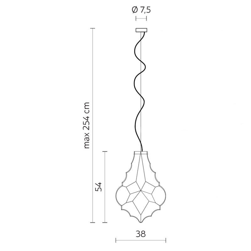 24 Karati AA Pendant Light