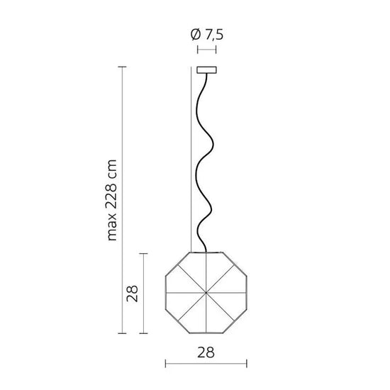 24 Karati AB Pendant light
