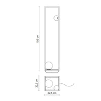 Karman Abachina AA Outdoor Floor Lamp | All Square Lighting