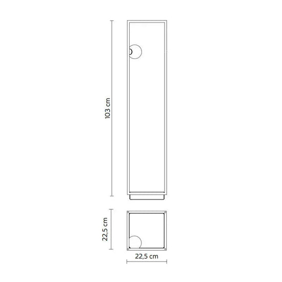 Abachina AA Rechargeable Floor Lamp