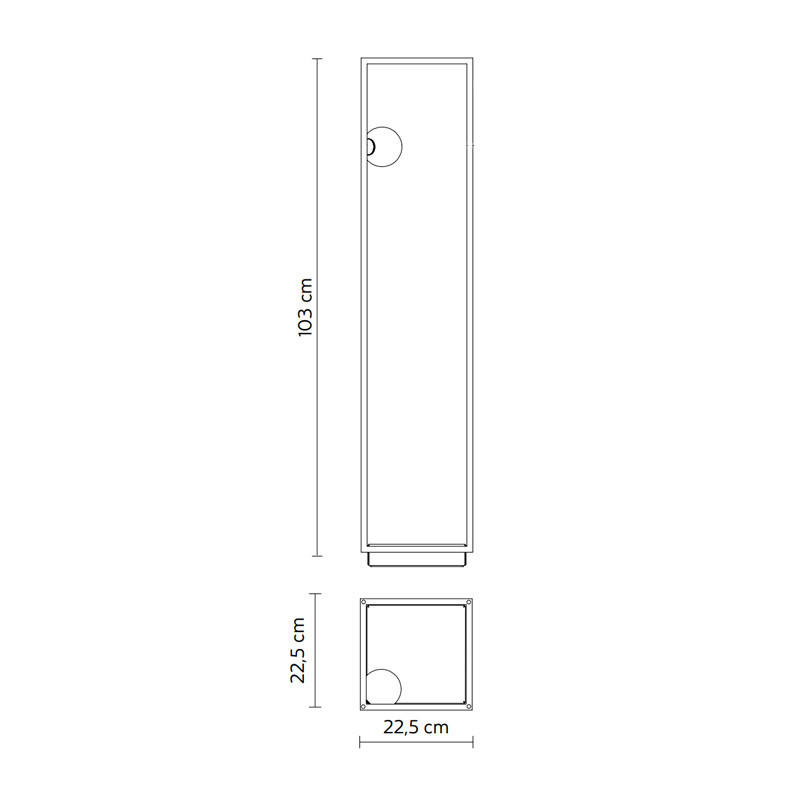 Abachina AA Rechargeable Floor Lamp