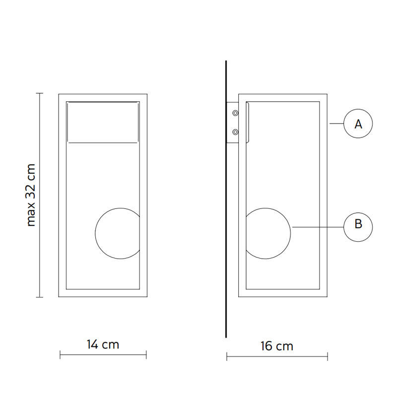 Abachina Wall Light