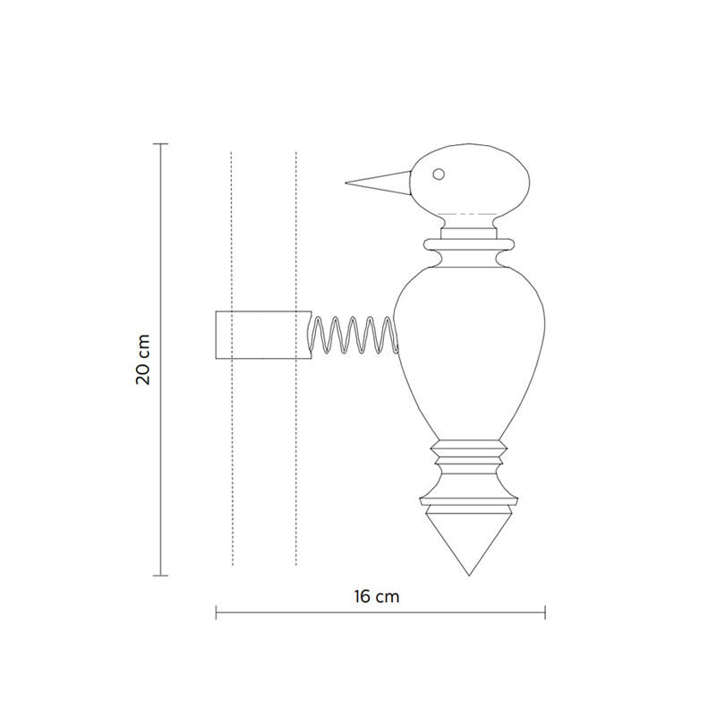 Karman Accipicchio Woodpecker Accessory | All Square Lighting