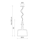 Karman Alì e Babà AE Pendant Light | All Square Lighting