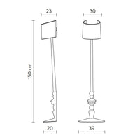 Karman Alì e Babà Floor Lamp | All Square Lighting