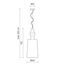 Karman Alibabig AB Pendant Light | All Square Lighting