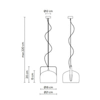 Karman Bag Small Pendant Light | All Square Lighting