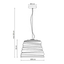 Karman Bibendum AB Pendant Light | All Square Lighting
