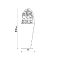 Karman Black Out Outdoor Floor Lamp | All Square Lighting