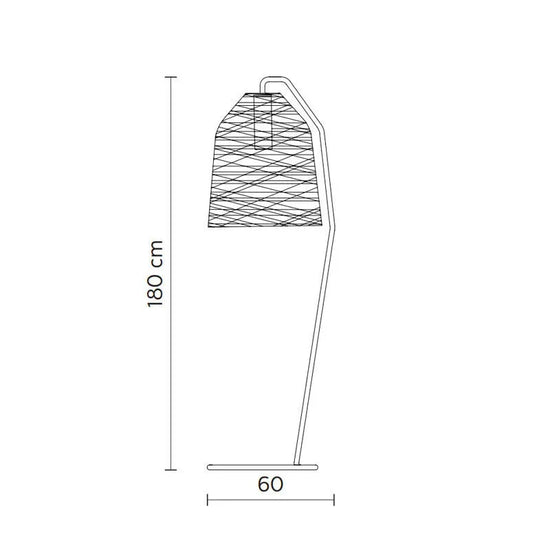 Black Out Outdoor Floor Lamp