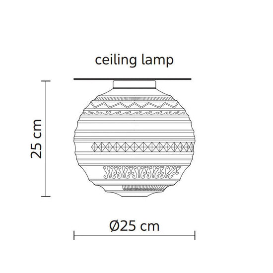 Braille 1B Ceiling Light