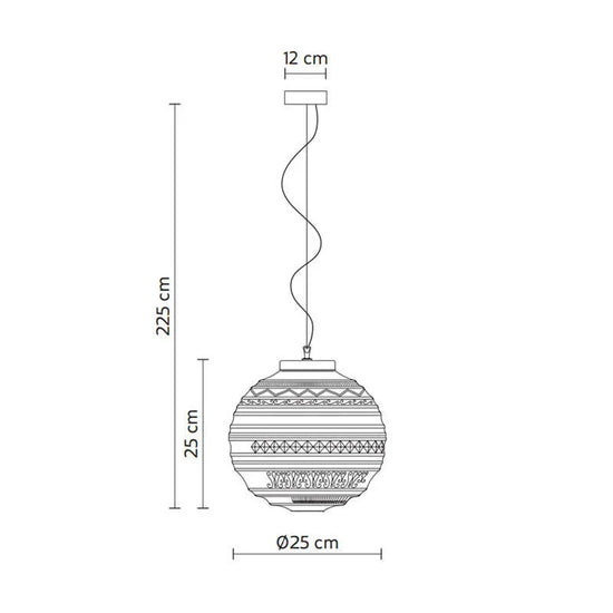 Braille 1B Pendant Light