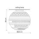 Karman Braille 2B Ceiling Light | All Square Lighting