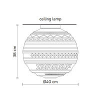Karman Braille 2B Ceiling Light | All Square Lighting