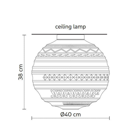 Braille 2B Ceiling Light