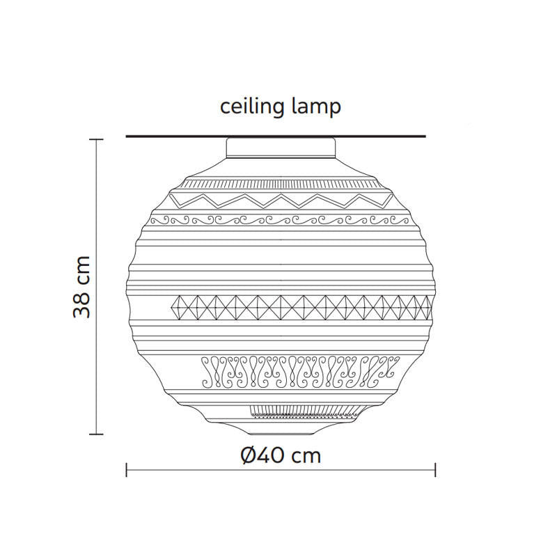 Braille 2B Ceiling Light