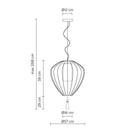 Karman Cell AM Pendant Light | All Square Lighting