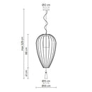 Karman Cell DM Pendant Light | All Square Lighting