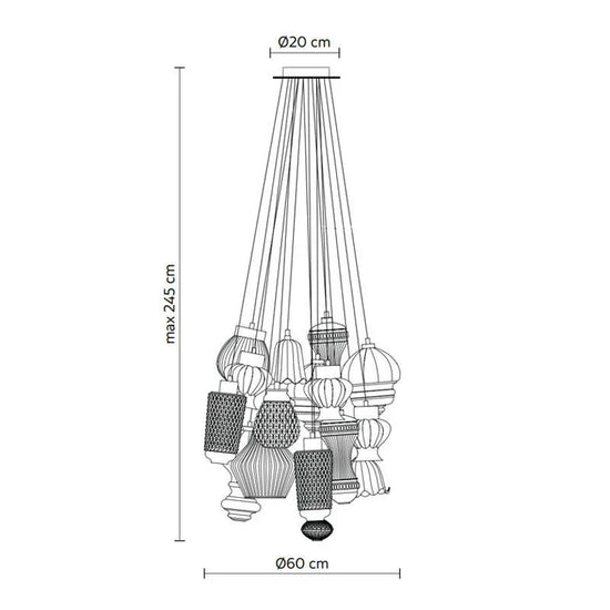 Ceraunavolta 1B Pendant Light
