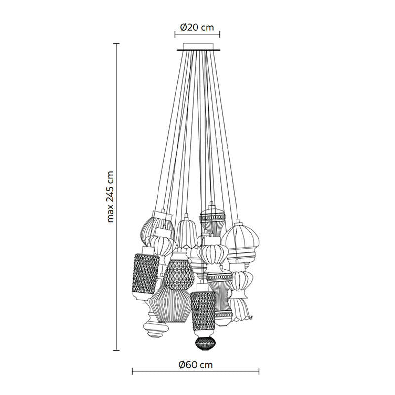 Ceraunavolta 1B Pendant Light
