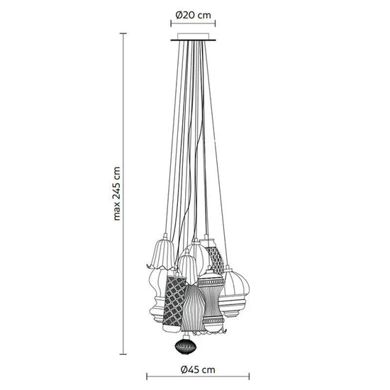 Ceraunavolta 2A Pendant Light