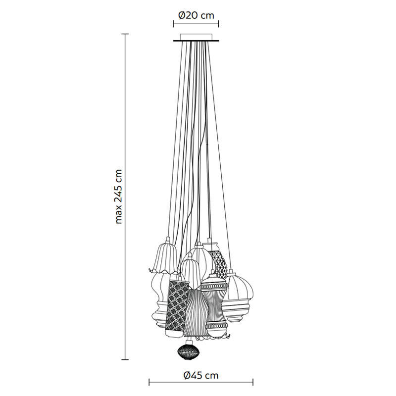 Ceraunavolta 2A Pendant Light