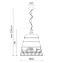 Karman Domenica AB Pendant Light | All Square Lighting