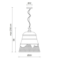 Karman Domenica AB Pendant Light | All Square Lighting