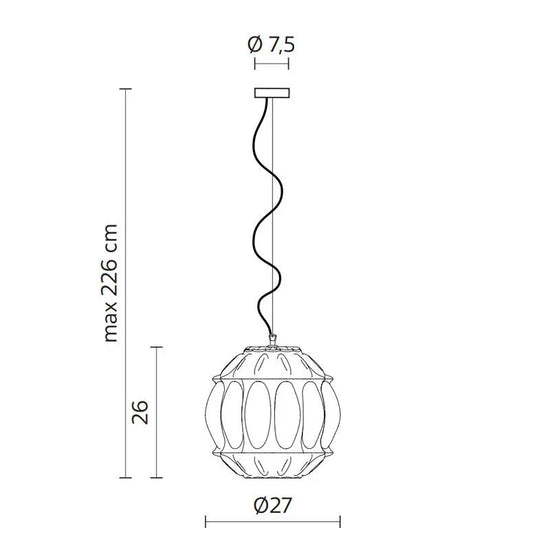 Ginger AB Pendant Light