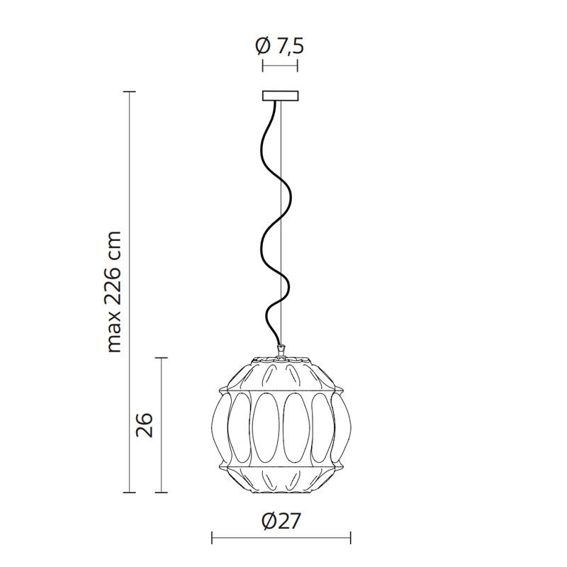 Ginger AB Pendant Light