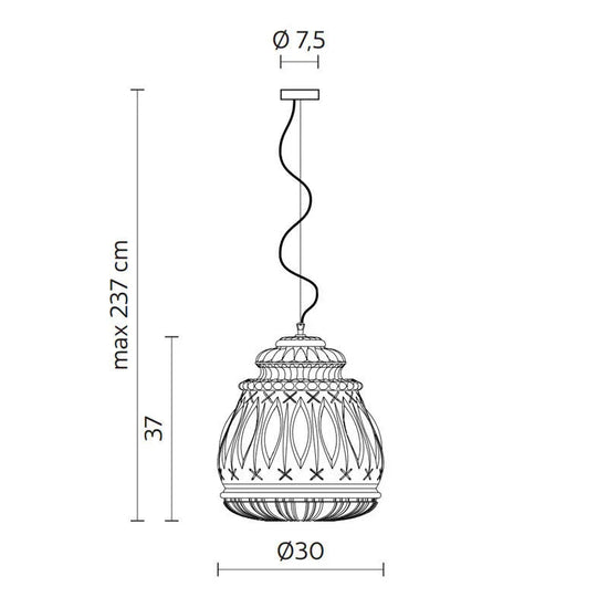 Ginger AC Pendant