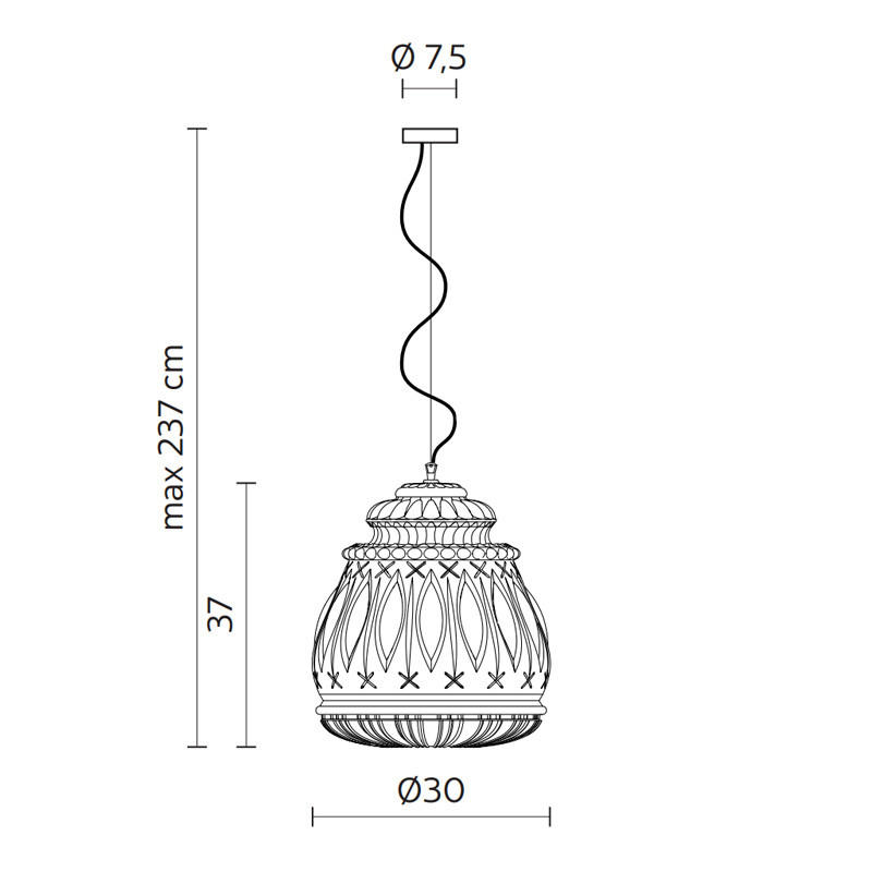 Ginger AC Pendant