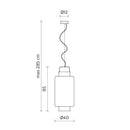 Karman Kimono AB Pendant Light | All Square Lighting