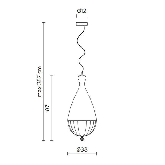 Le Trulle 4T Pendant Light
