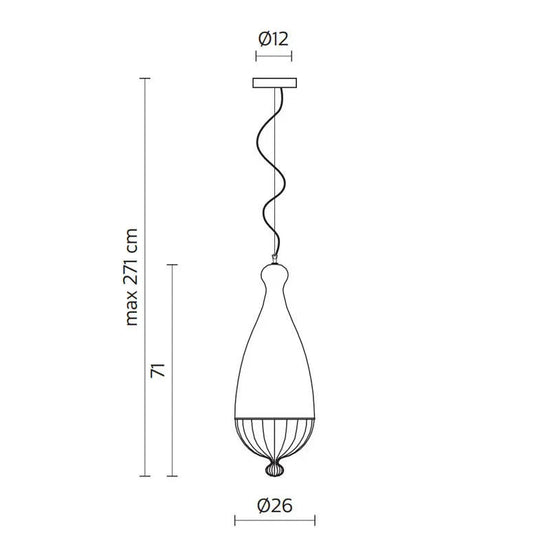 Le Trulle 5T Pendant Light