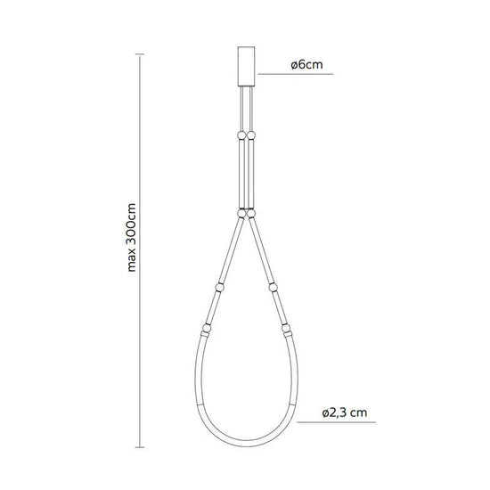 Leda AA Pendant Light