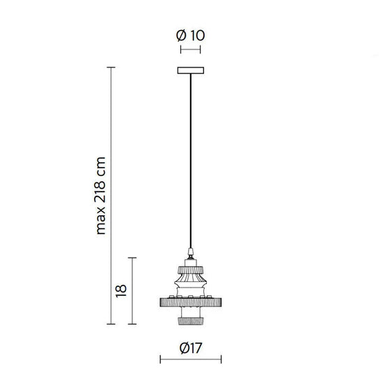 Mek AA LED Pendant Light