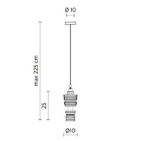 Karman Mek AB LED Pendant Light | All Square Lighting