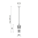 Karman Mek AB Pendant Light | All Square Lighting