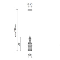 Karman Mek AC LED Pendant Light | All Square Lighting