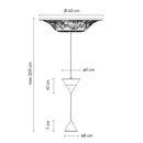 Karman Moonbloom AB Pendant Light | All Square Lighting
