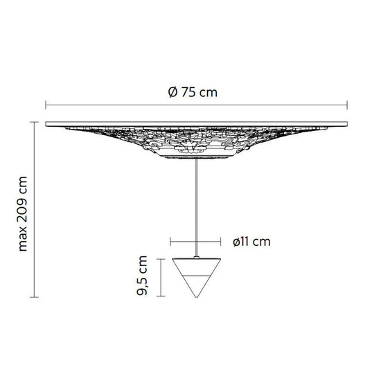 Moonbloom AC Pendant Light