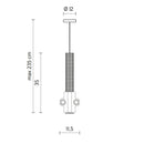 Karman Nando AA LED Pendant Light | All Square Lighting